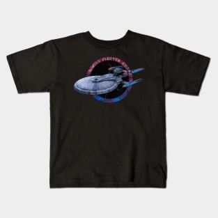 R - WING FIGHTER CORPS REDBLUE Kids T-Shirt